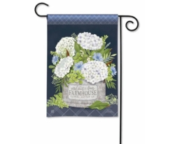 Farmhouse Flowers Garden Flag